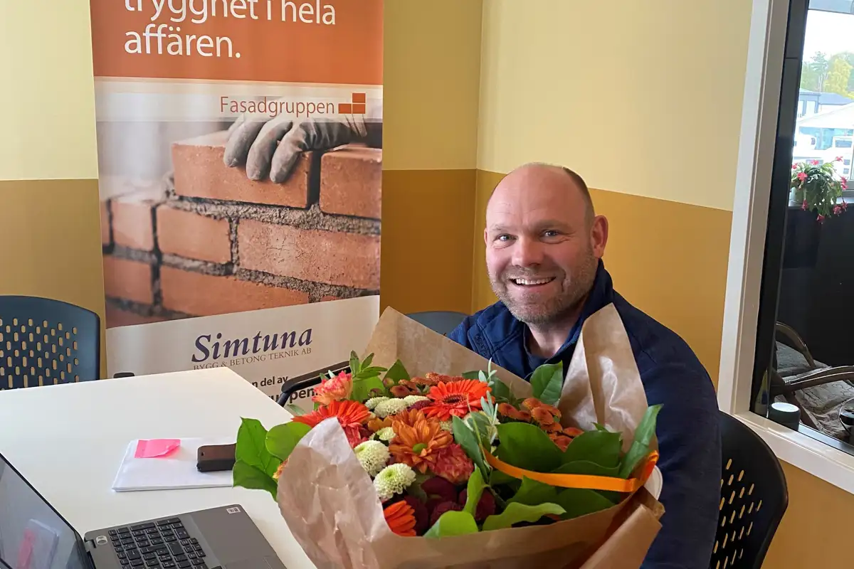 Grattis Janne till 25 år på Simtuna!