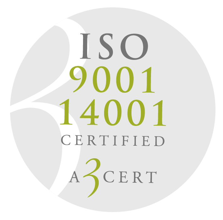Simtuna certifierad enligt ISO 9001 och 14001
