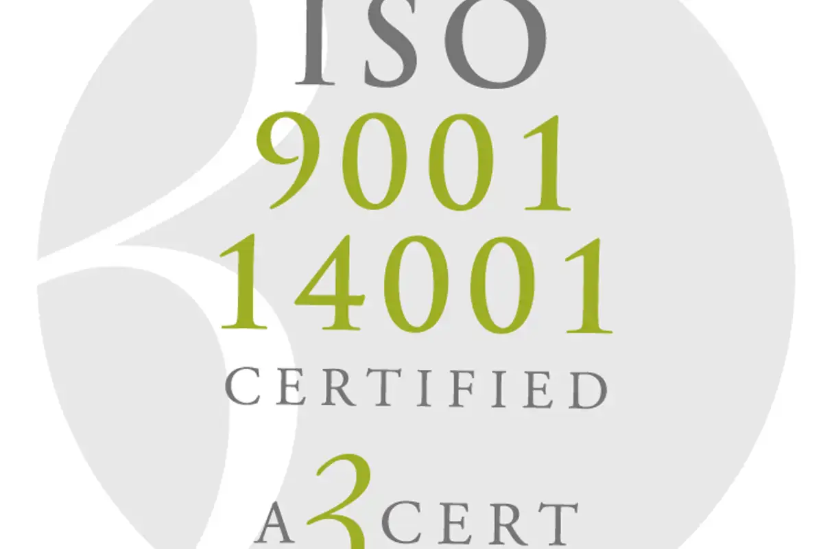 Simtuna certifierad enligt ISO 9001 och 14001